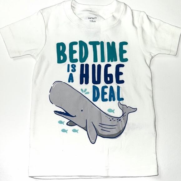 Carter’s Baby Boy White Shirt Sleeve Sz 18M - Picture 1 of 6